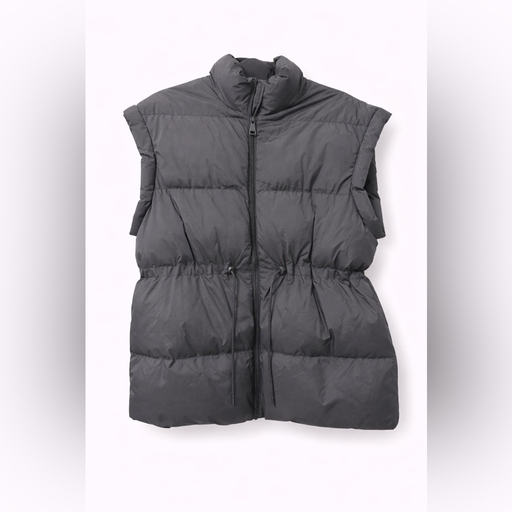 Express Black Puffer Vest